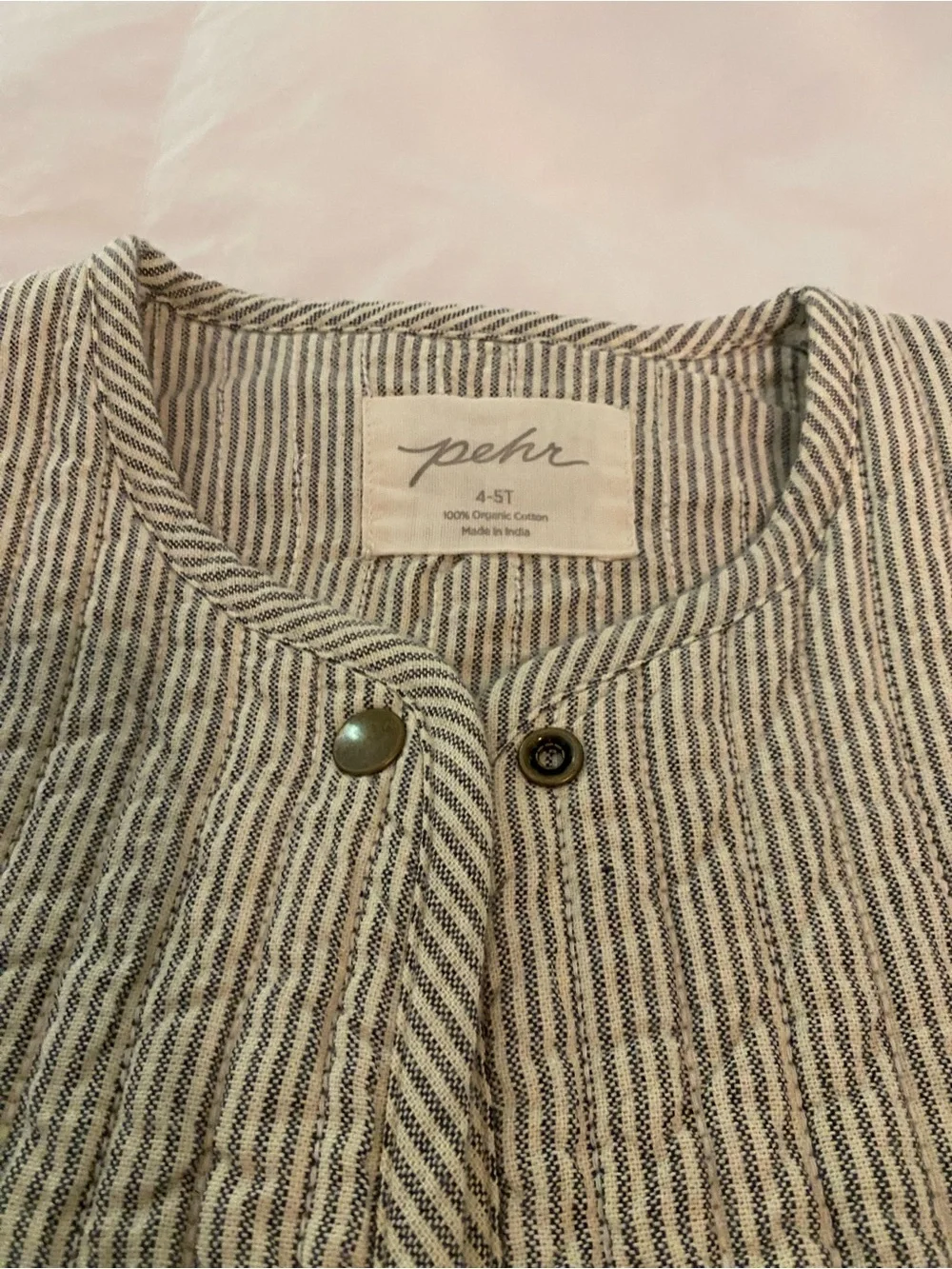 Pehr Quilted Railroad jacket 4-5T NWOT